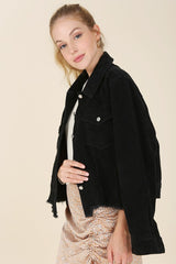 Frayed Corduroy Jacket king-general-store-5710.myshopify.com