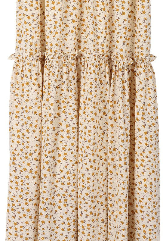 Yellow Floral Tank Dress king-general-store-5710.myshopify.com