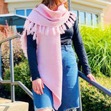 Feminine Fringe Blanket Scarf king-general-store-5710.myshopify.com