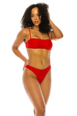 Bandeau High Cut Bikini Swimsuit king-general-store-5710.myshopify.com