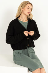 Cute Mood Crop Shoulder Cropped Cardigan Sweater king-general-store-5710.myshopify.com