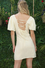 Light Yellow Back Strap Dress king-general-store-5710.myshopify.com