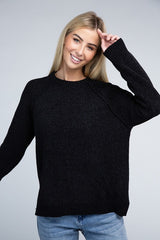 Raglan Chenille Sweater king-general-store-5710.myshopify.com