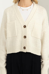 Cute Mood Crop Shoulder Cropped Cardigan Sweater king-general-store-5710.myshopify.com