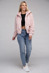 Fluffy Zip-Up Teddy Hoodie king-general-store-5710.myshopify.com