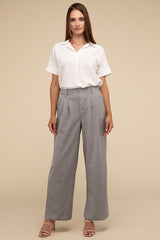 Casual Waffle Trouser Pants