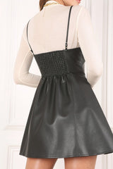 Vegan Leather Bustier Mini Dress king-general-store-5710.myshopify.com