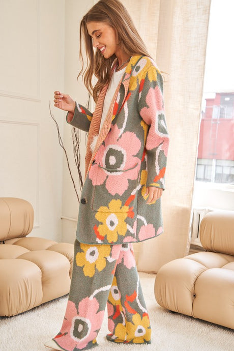 Flower Printed Casual Cozy Full Long Wide Pants king-general-store-5710.myshopify.com