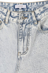 Pale Blue High Waist Denim Jeans king-general-store-5710.myshopify.com