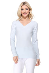 Women's Long Sleeve V-Neck Pulll Over Sweater Top king-general-store-5710.myshopify.com