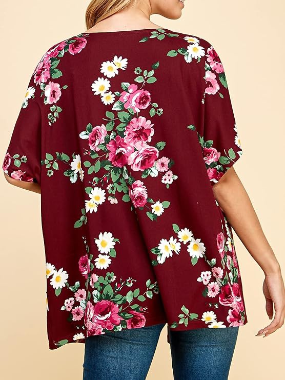 Women Floral Kimono king-general-store-5710.myshopify.com