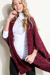 CARDIGAN CAPE PONCHO