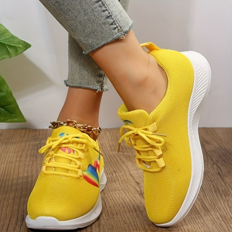 Mesh Lace-Up Sneakers