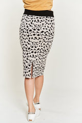 PLUS ANIMAL PRINT SWEATER SKIRT king-general-store-5710.myshopify.com