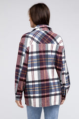 Textured Shirts With Big Checkered Point king-general-store-5710.myshopify.com