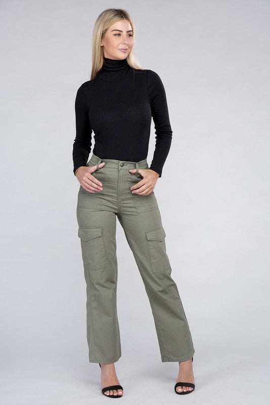 Everyday Wear Elastic-Waist Cargo Pants king-general-store-5710.myshopify.com