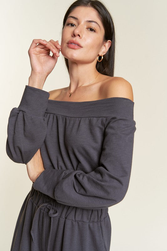 ONE SHOULDER TERRY JUMPSUIT king-general-store-5710.myshopify.com