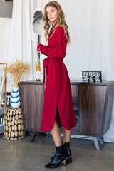 PLUS Button Down Long Shirt Midi Dress king-general-store-5710.myshopify.com