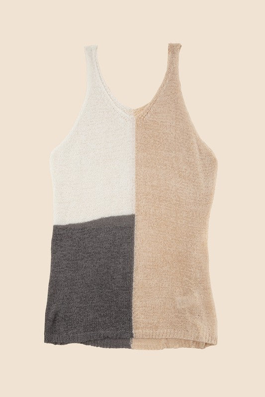 Color Block Cami Top king-general-store-5710.myshopify.com