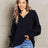 Double Take Horizontal Ribbing Johnny Collar Sweater king-general-store-5710.myshopify.com