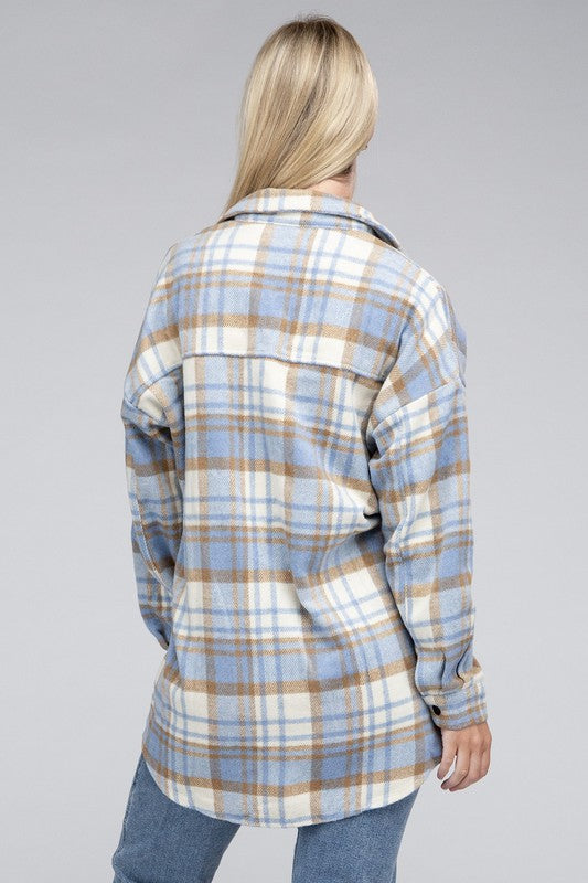 Plaid Shacket king-general-store-5710.myshopify.com