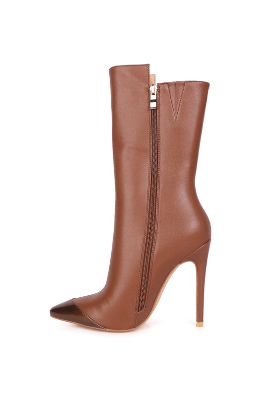 Twitch Boot Stiletto Heel Bootie