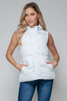 Snobbish Snap and Zip Closure Hooded Vest