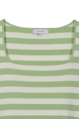 Striped Ribbed Short Sleeve Crop Top king-general-store-5710.myshopify.com