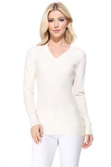 Women's Long Sleeve V-Neck Pulll Over Sweater Top king-general-store-5710.myshopify.com