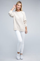 Raglan Chenille Sweater king-general-store-5710.myshopify.com