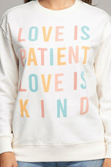 Love Is Patient Love Is Kind Sweatshirts