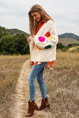 The Fuzzy Smile Long Bell Sleeve Knit Cardigan king-general-store-5710.myshopify.com