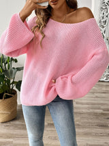 Round Neck Long Sleeve Sweater