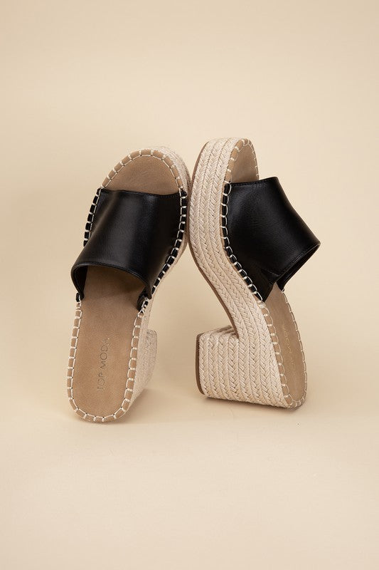 LOCK-1 Espadrille Mule Heels king-general-store-5710.myshopify.com