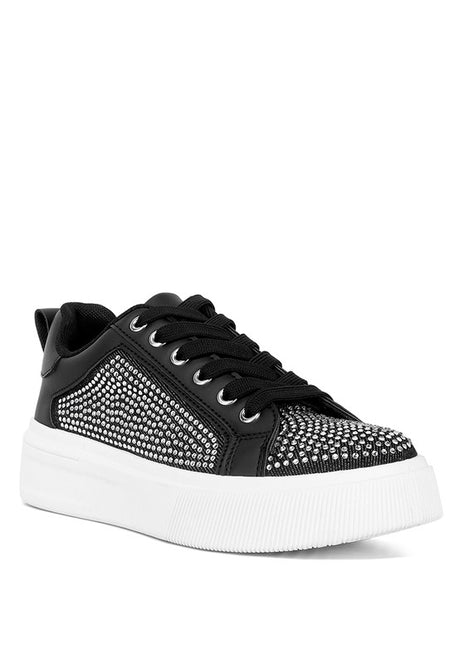 CAMILLE Embellished Chunky Sneakers king-general-store-5710.myshopify.com