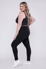 Plus Premium Cotton Full Length Leggings king-general-store-5710.myshopify.com