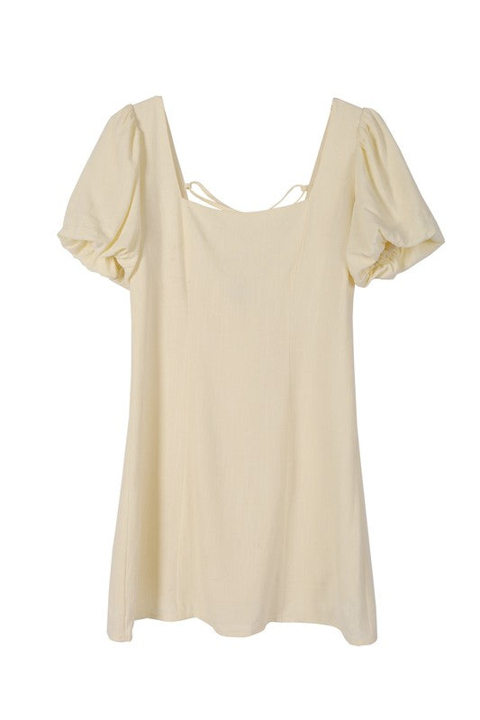 Light Yellow Back Strap Dress king-general-store-5710.myshopify.com