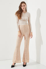 High Waist Flare Leg Sequin Pants king-general-store-5710.myshopify.com