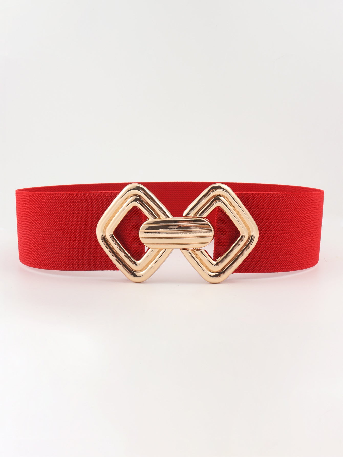 Geometric Buckle Elastic Wide Belt king-general-store-5710.myshopify.com