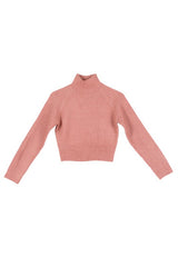 Crop Mock Neck Sweater king-general-store-5710.myshopify.com