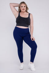 Plus Premium Cotton Full Length Leggings king-general-store-5710.myshopify.com