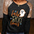 Ghost Graphic Sequin Long Sleeve T-Shirt king-general-store-5710.myshopify.com