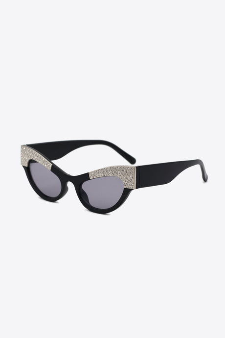 UV400 Rhinestone Trim Cat-Eye Sunglasses king-general-store-5710.myshopify.com