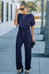 Full Size Tie Waist Straight Leg Jumpsuit king-general-store-5710.myshopify.com