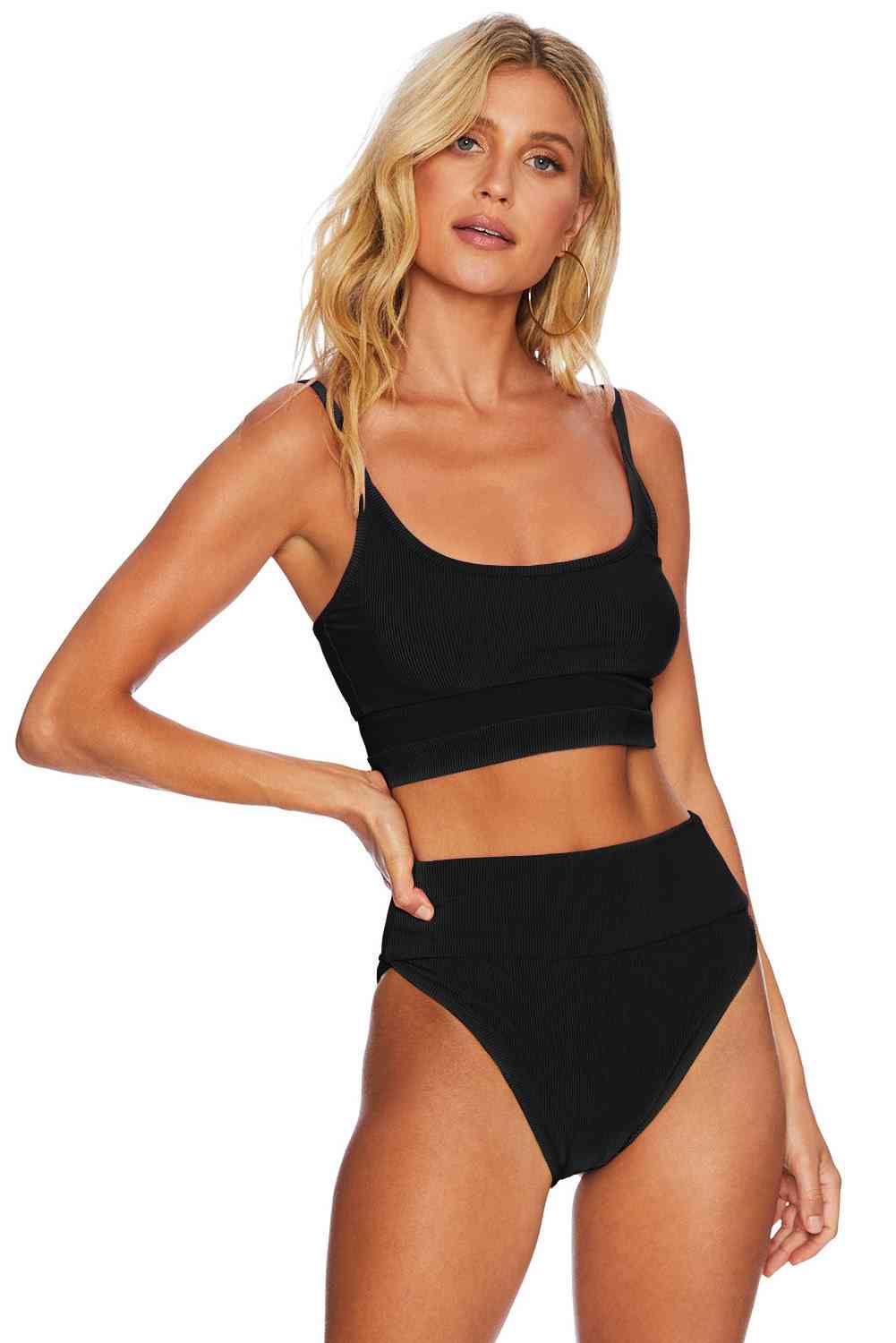 Color Block Spaghetti Strap Two-Piece Swim Set king-general-store-5710.myshopify.com