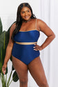 Marina West Swim Wave Break Contrast Trim One-Piece king-general-store-5710.myshopify.com