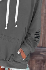 Cutout Dropped Shoulder Hoodie king-general-store-5710.myshopify.com