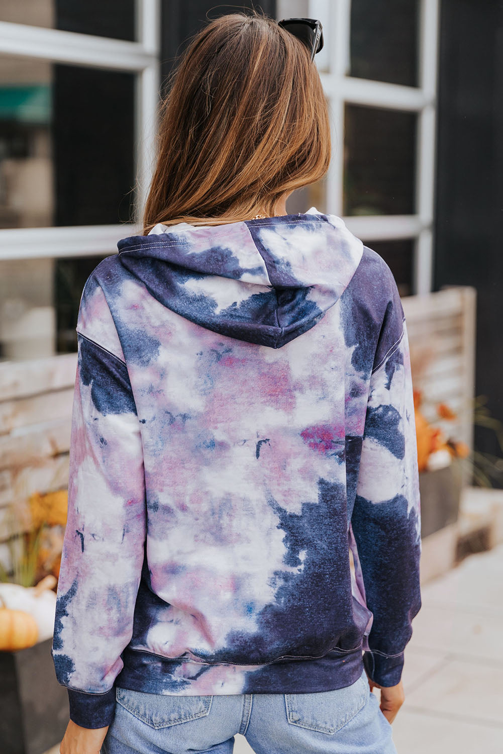 Tie-Dye Dropped Shoulder Hoodie king-general-store-5710.myshopify.com