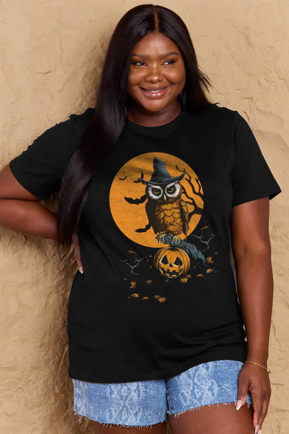 Simply Love Full Size Holloween Theme Graphic Cotton T-Shirt king-general-store-5710.myshopify.com