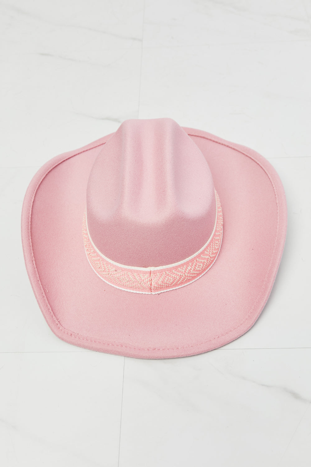 Fame Western Cutie Cowboy Hat in Pink king-general-store-5710.myshopify.com